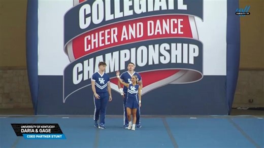 University of Kentucky - Daria & Gage [2025 Coed Partner Stunt] 2025 NCA & NDA College Nationals