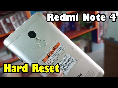 Redmi Note 4 Hard Reset.