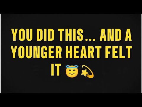 🌟 You Are Touching a Younger Person’s Heart — And Heaven Wants You to Know Why 🌟 #angelmessage