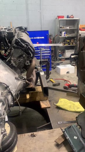 Building the rear frame rails on my 1966 Ford Mustang 5.0 coyote swap#mustang#mustanggt