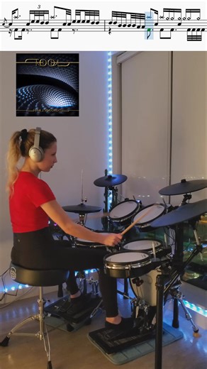 Part 2: Invincible by TOOL Drum Cover ft. Female Drummer