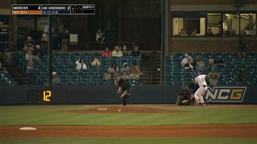 Mueller Moonshot! 🚀UNCG cuts the lead down to one. INN 7 | UNCG 3 | MER 4 #letsgoG