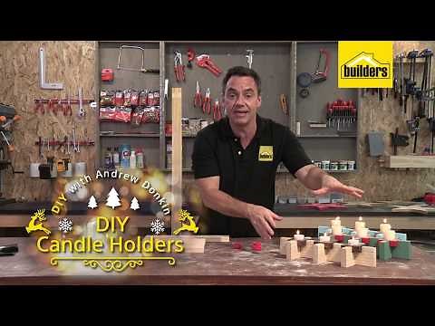 How to Make Candle Holders Out of Wood