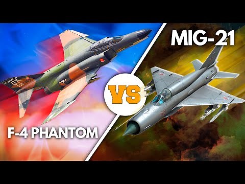 MiG-21 vs F-4 Phantom II | The epic Vietnam War duel... Which was better?