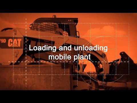 Loading and unloading mobile plant