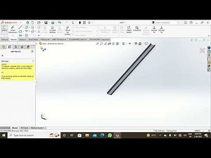 How to create a C CHANNEL in Solidworks 2022 full explaination step by step