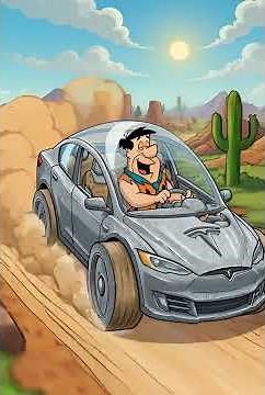 The Flintstones. Tesla: Stone Age Edition!