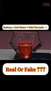 water tornado experiment #scienceexperiment #simpleproject