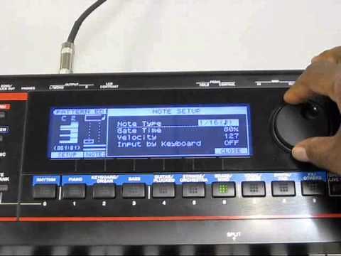 Juno-Gi: Creating a Rhythm Pattern from Scratch and Saving