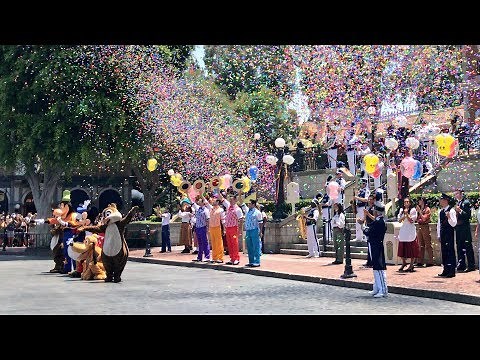 Disneyland 62nd Birthday Celebration on Main St. USA July 17, 2017