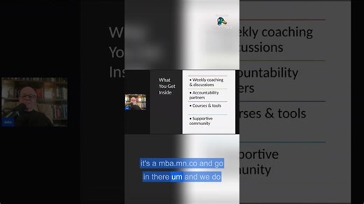 Why the MBA ASA community exists and how it helps you | John Cousins