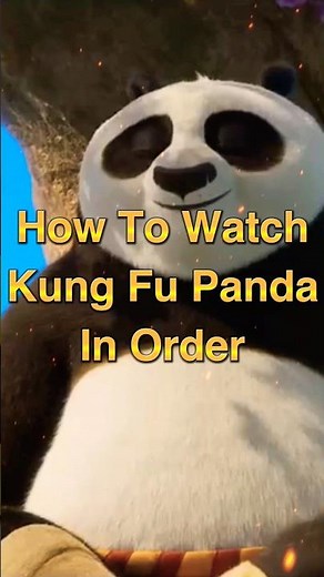 Kung Fu Panda Watch Order
