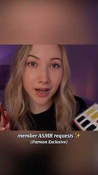 watch the full 1hr video on patreon✨#asmr #asmrshorts