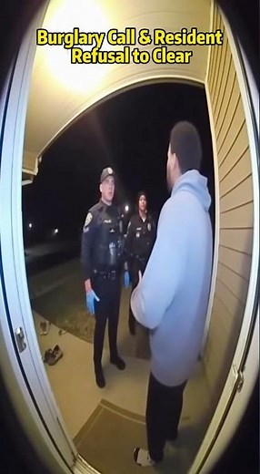 Burglary Call & Resident Refusal to Clear #InsideThePatrol #PoliceDocumentary #BodycamFootage#USCops