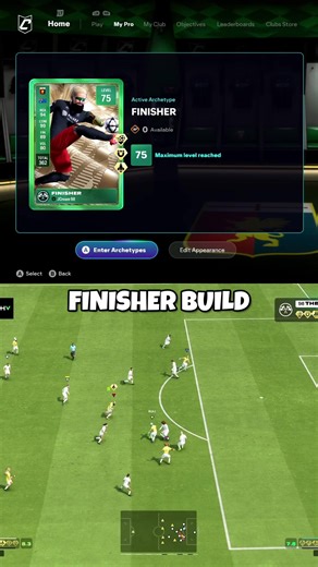 Mejor construcción de finalizador en Pro Clubs