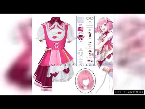 3RD Otori Emu Cosplay Anime Project Sekai Costume Dress Vest Wig Set Wonderlands×Showtime Party Perf