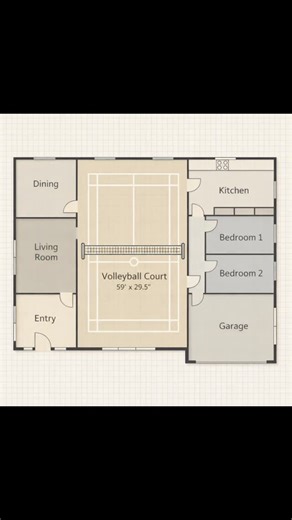 Achilles Huang on Instagram: "W house layout? . . #Real #volleyball #viral #volleyballplayer #funny"
