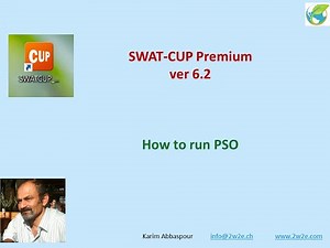 SWATCUP Tutorial 8(2): SWATCUP-Premiun ver 6.2 (How to run PSO)