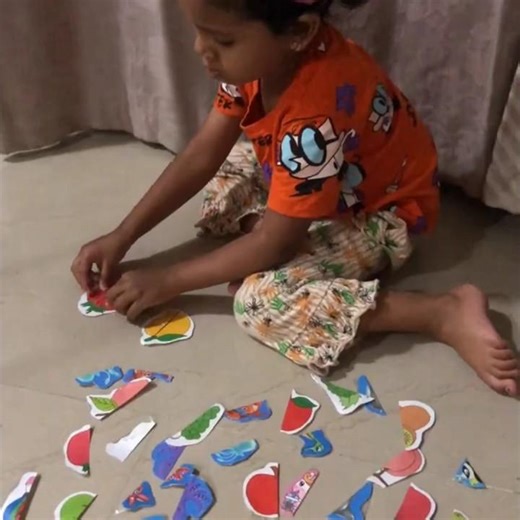 Reusable Activity Book Idea | DIY Puzzle for Kids | Fun Learning Activity.#ReusableBook#KidsActivity
