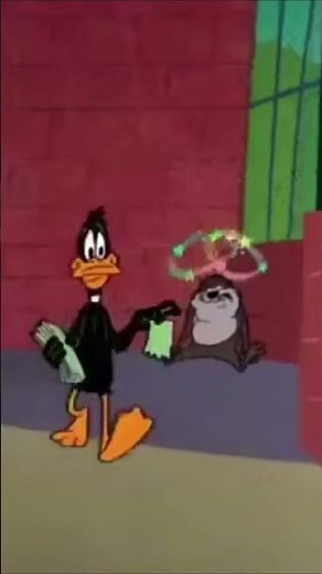 Probably Daffy ducks most greedy moment - Ducking the Devil (1957) #cartoon #looneytunes