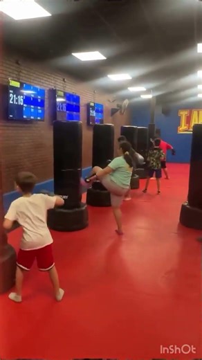 Little Heroes Kickboxing Class With Impact Wrap!