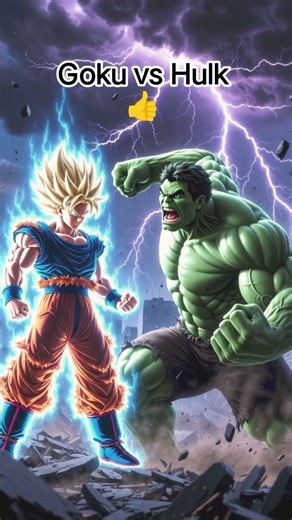 Goku versus Hulk no