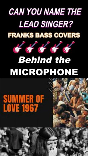BEHIND THE MICROPHONE - NAME THE LEAD SINGER | FRANKS BASS COVERS #musictrivia