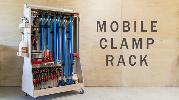Build a Mobile Clamp Rack for Easy Tool Storage