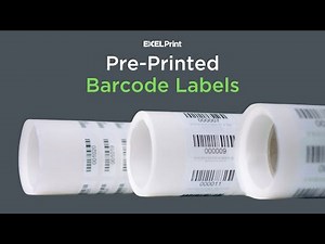 Pre-Printed Barcode Labels