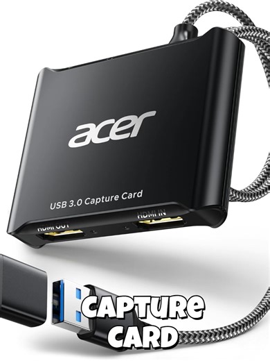 Acer USB 3.0 Video Capture Card-For more details about product go to link #capturecard #streaming