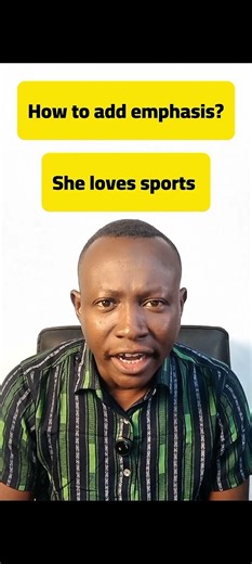 Would you like to make more emphatic sentences?