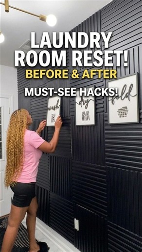 Laundry room hacks, organization and cleaning tips you need to know #homehacks