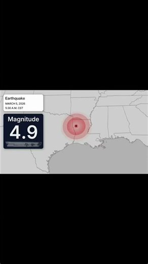 Louisiana Shaken By 4.9 Magnitude Earthquake