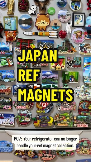 Japan Refrigerator Magnet Collection Ideas