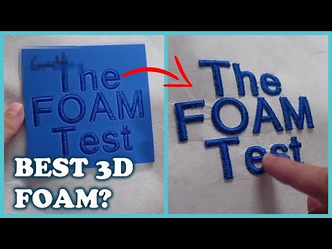 The Truth About Embroidery Foam (3D Puff): Comparing Walmart VS AliExpress VS Gunold & More
