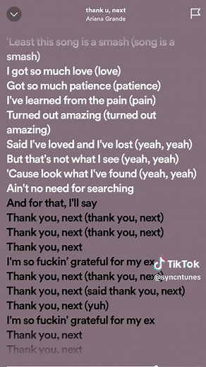 EPISODE 39 | THANK YOU, NEXT - ARIANA GRANDE #musiclyricvideo #music #lyrics #arianagrande #foryou #tiktokviral #musiclyrics