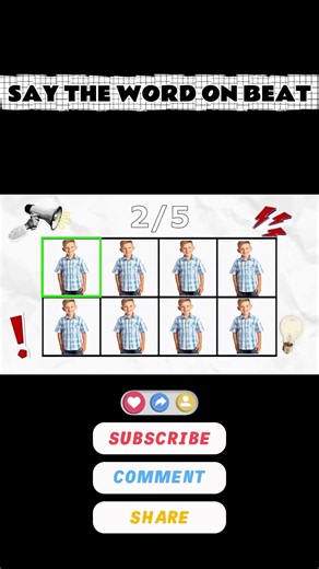 Say The Word On Beat Challange #saythewordonbeat #musicchallenge #rhythmchallenge #reels #shorts