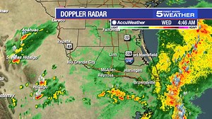 9.5K views · 189 reactions | The threat for severe weather has ended. A few weaker showers or thunderstorms may still move into the RGV this morning. A cold front will move through the area with high temperatures in the lower 80s today. {Updated at 4:45 a.m. Wednesday} | KRGV Weather | Facebook