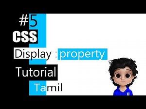 #5 Css Display property tutorial tamil | | Css display inline,block,inline-block,none.