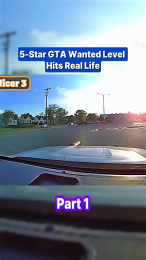 5-Star GTA Wanted Level Hits Real Life - P1 #cops #police #bodycam #crime #fyp