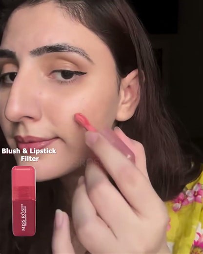 Blush Comparison Tutorial | Blush & lipstick filter vs Sheglam color Bloom😊