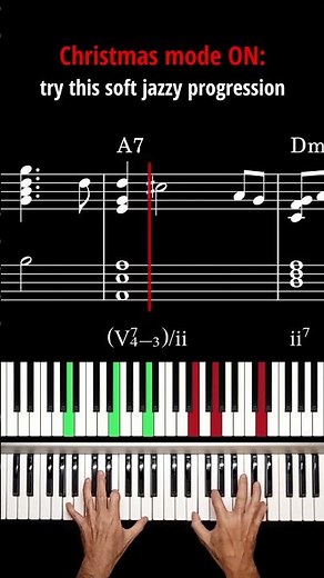 Christmas Mood Jazzy Chord Progression + Sheet Music