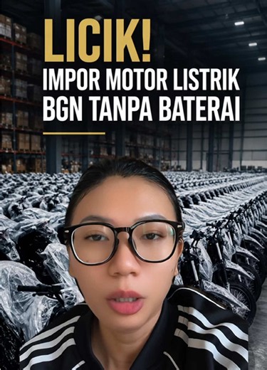 LICIK! Impor Motor Listrik BGN Tanpa Baterai Ribuan motor listrik BGN disorot karena ditemukan tanpa baterai. Audit BPKP mencatat kerugian negara mencapai Rp863,8 miliar. Lima tersangka kini memasuki babak baru proses hukum. Siapa yang harus bertanggung jawab? #BGN #Korupsi #MotorListrik #MBG #UangRakyat
