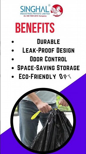 Garbage Bags – Strong, Leak-Proof & Eco-Friendly Waste Solution