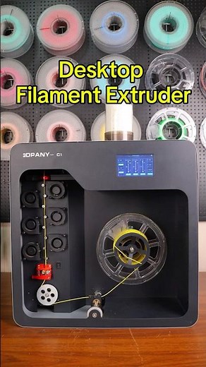 How to Quickly Create the Filament You Want #filamentmaker #3dprinting #filamentextruder