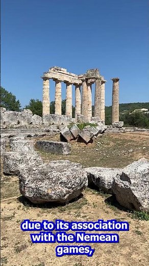 The Ruins of the Temple of Zeus at Nemea