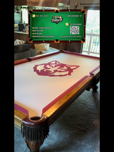 Pool Table Refelt & Setup Service San Antonio — EC Billiards