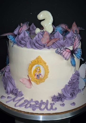 Rapunzel (Tangled) cake ✨ #fyp #birthdaycake #disneyprincess #mentionedyou