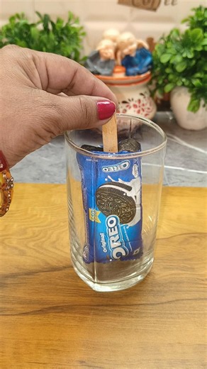 Only 2 ingredients Oreo icecream 🍦 Recipe #viral#food#trendingu