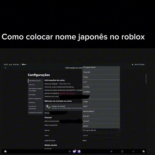 COMO COLOCAR NOME JAPONÊS NO ROBLOX 2025 #Roblox #tutorial #nflop #nflopa #nflopaa #fypシ゚ #viral